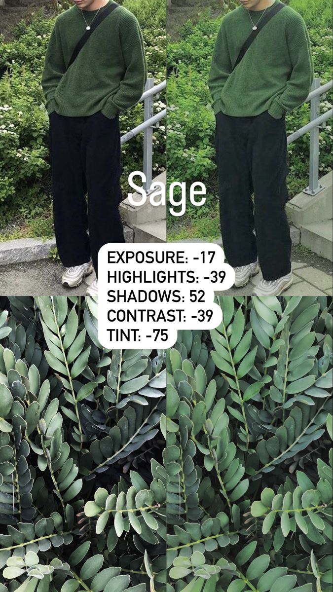 two young boys standing next to each other in front of green plants and bushes with the caption sage