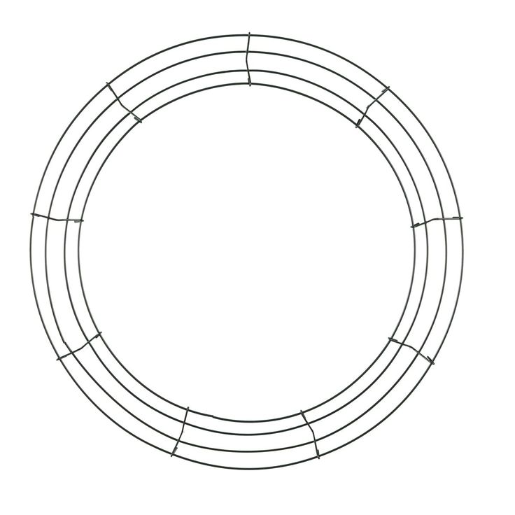 a drawing of a circular wire frame