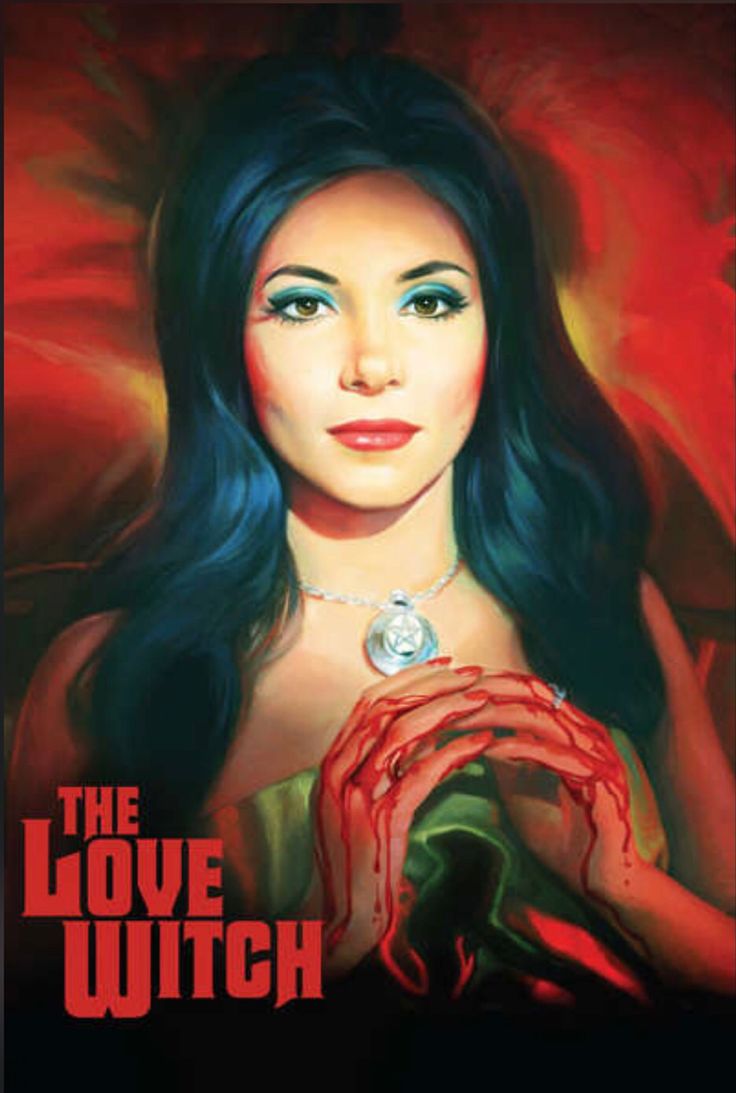 a movie poster for the love witch