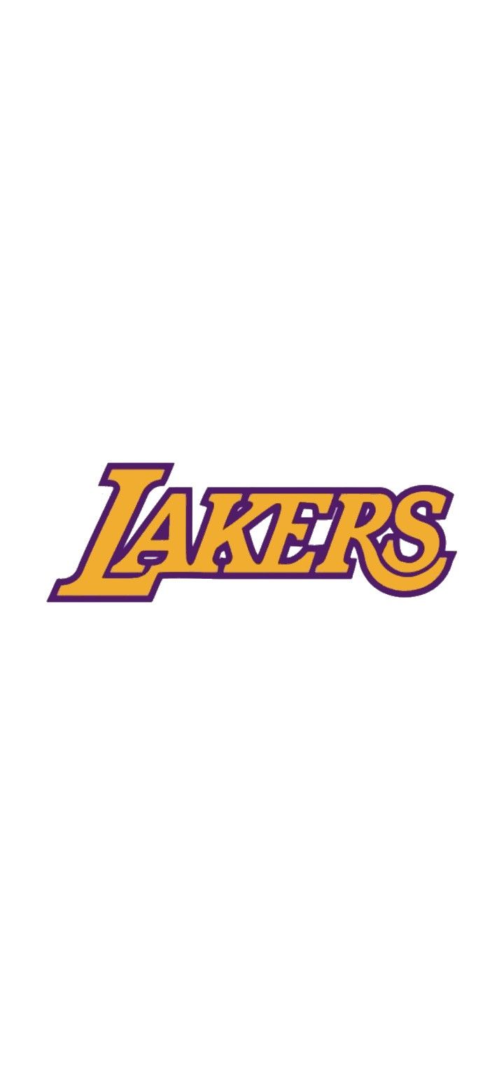 the los angeles lakers logo is shown on a white background