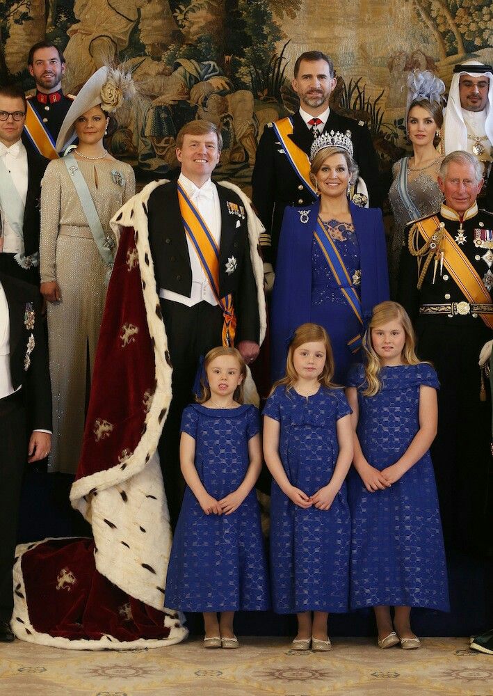 the royal family is posing for a group photo