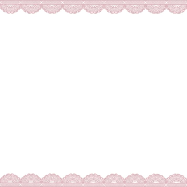 a pink lace border with white background