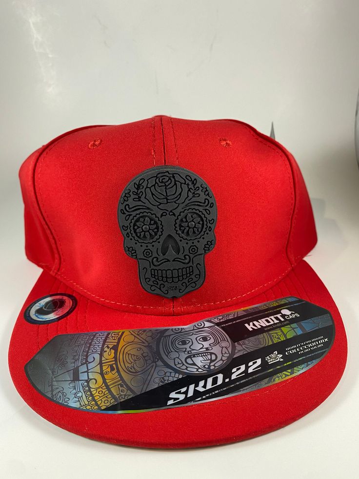 Adult size skull cap with skull patch and Mexican flag on the side, cap made out of polyester. Skull Print Cap One Size, Skull Print Cap One Size Fits Most, Adjustable Skull Print Baseball Cap, Adjustable Snapback Baseball Cap With Skull Print, Casual Snapback Baseball Cap With Skull Print, Casual Skull Print Snapback Baseball Cap, Casual Adjustable Trucker Hat With Skull Design, Adjustable Skull Hat For Streetwear, Skull Print Snapback Hat For Streetwear