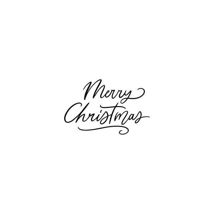 the words merry christmas written in cursive writing on a white background with black ink