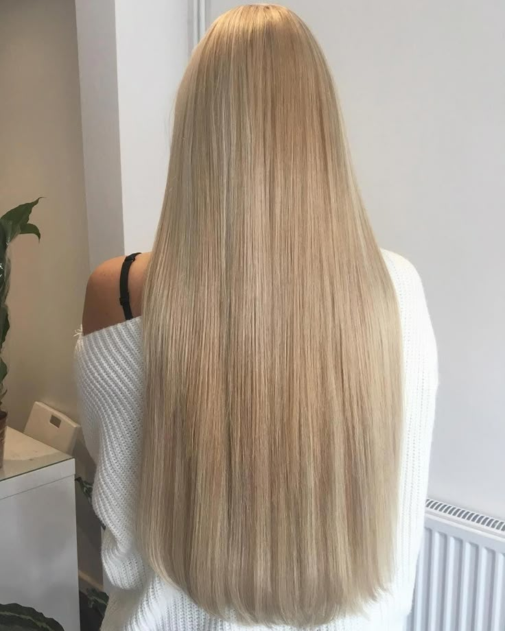 Hair Straightener And Curler, Straight Blonde Hair, Blonde Hair Inspiration, Blonde Hair Looks, Brown Blonde Hair, Ombre Hair Color, Long Blonde, Haircuts For Long Hair, Long Straight Hair