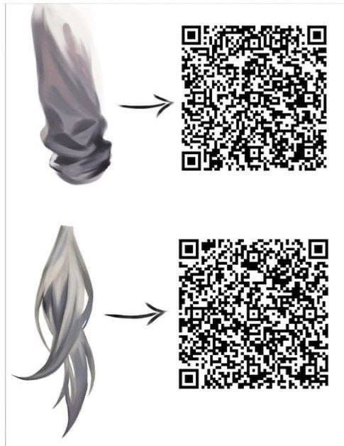 an image of a qr code for hair