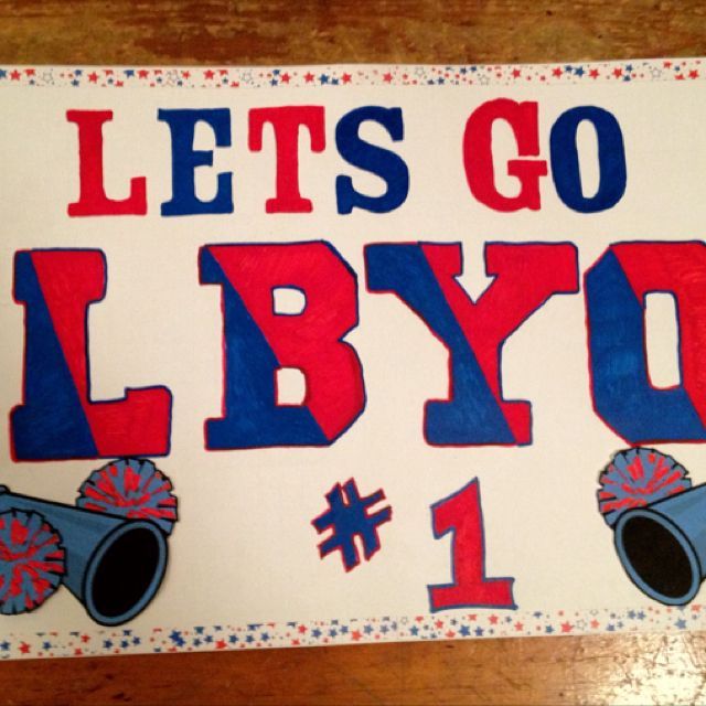 a sign that says let's go lyro 1 and has two bells on it