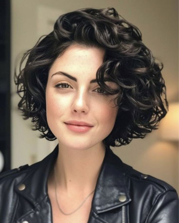 Hairstyles Ideas With Bangs, Shaggy Hair Ondulado, Hairstyles Ideas Easy, Easy Short Curly Hairstyles, Shaggy Pixie Bob, Short Curly Hairstyles Ideas, Curly Hairstyles Ideas, Bob Riccio, 100 Hairstyles