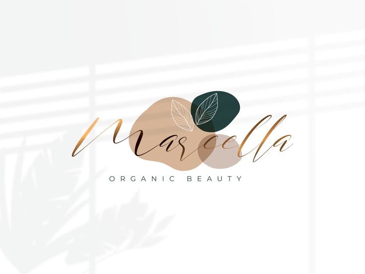 the logo for an organic beauty brand