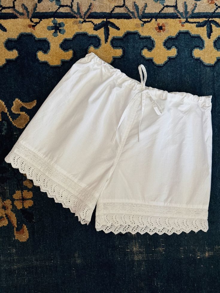 Crafted for comfort with drawstring front and elastic back waist, the Alice shorts are perfect for these sweltering summer days. With matching romantic eyelet detailing, they make an ideal paring with the Alice Top. Made by Powell Craft UK Est 1962 Loungewear Fashion, Kids Sale, Pretty And Cute, Trim Detail, Kids Jacket, Things To Buy, Summer Days, Night Gown, Cosplay Costumes