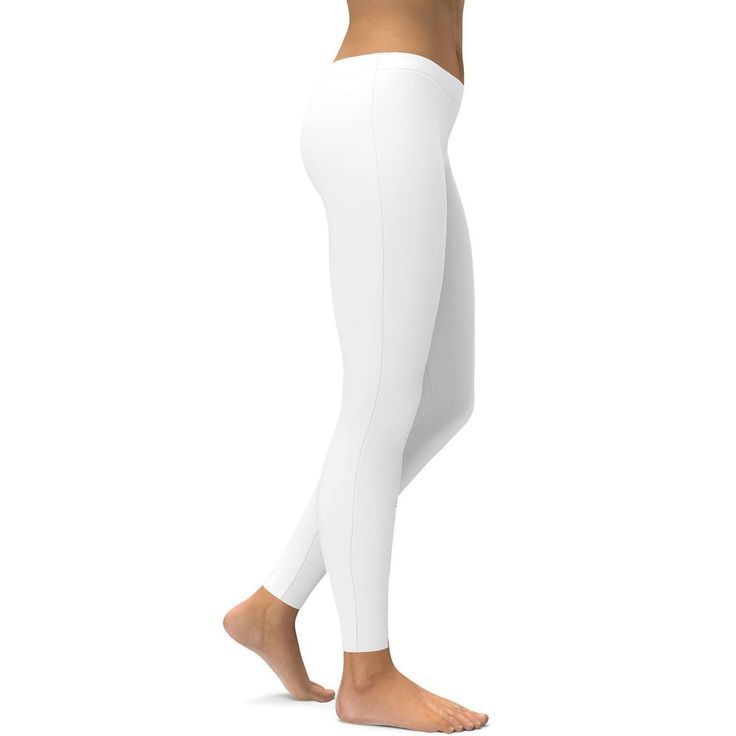 Whiter than Snow, Solid White Leggings These Solid White Leggings are incredibly flattering and a super versatile piece to add to your collection. As you know white is the easiest shade to style, you can wear these as a white on white outfit or pair it back with colors and prints. Made to mould to your body and support your every move. Made from highest quality material: the Gearbunch Solid White Leggings are 100% handmade, squat proof, super soft and comfortable. Make these your next best yoga White Stretch Tights, White Stretch Versatile Leggings, Versatile White Stretch Leggings, White High Stretch Full Length Leggings, White High Stretch Full-length Leggings, White Full-length Elastane Tights, White Elastane Full-length Tights, White Full Length Tight Tights, Fitted White Elastane Tights