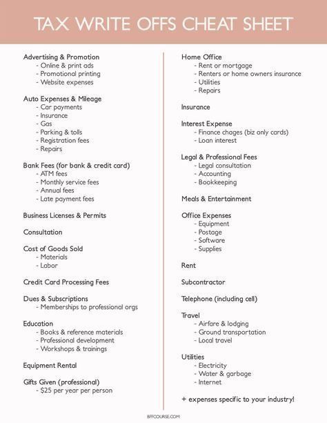 a printable tax sheet with the words tax written on it