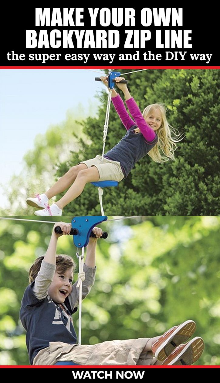 two girls are riding on a rope while one girl is holding onto the handlebars