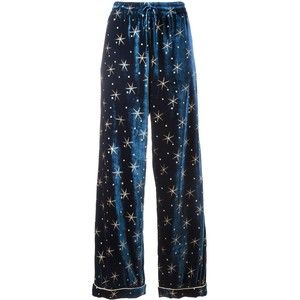 Valentino star embroidered velvet pyjama pants Pyjama Pants, Embroidered Velvet, Pajama Pant, Stevie Nicks, Mode Vintage, Dream Clothes, Look Chic, Look Cool, Dream Wardrobe