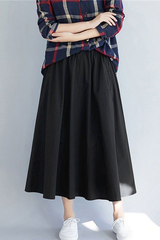 Spring Casual Half-length Skirt A-Line Skirt Women Material: Polyester Pattern: Solid color Season: Spring. Summer. Fall Color Season, Skirt Women, A Line Skirt, Summer Fall, A Line Skirts, Maxi Skirt, Midi Skirt, A Line, Womens Skirt