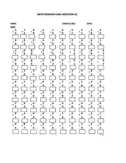 the printable window card solution for windows is shown in black and white, with numbers on