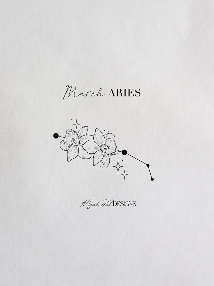 the back cover of mark aries's album, with flowers drawn on it