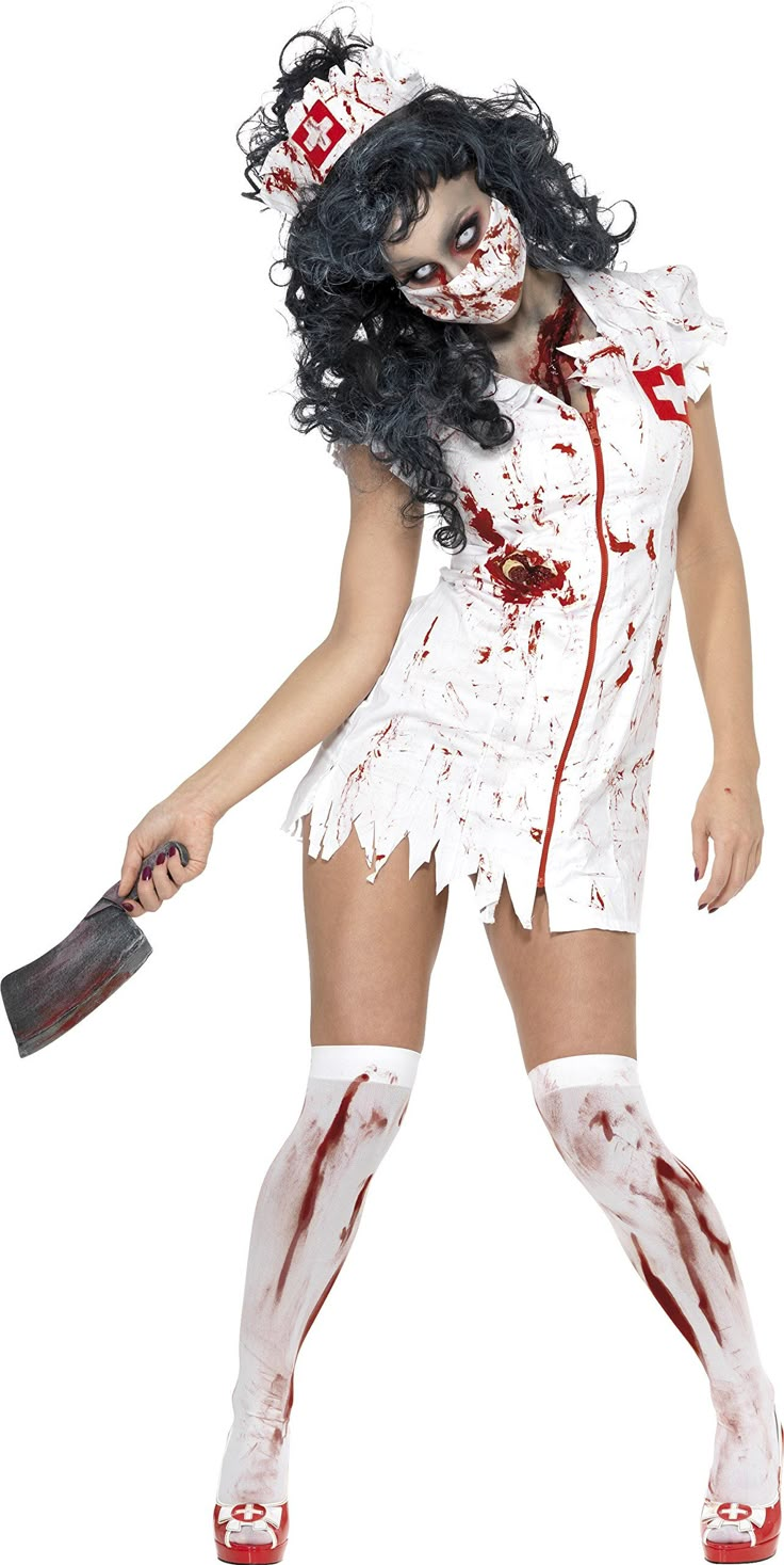 Zombie Costume Women, Zombie Nurse Costume, Halloween Doctor, Halloween Party School, Doctor Halloween, Zombie Nurse, Nurse Halloween Costume, Zombie Halloween Costumes, Ball Costume