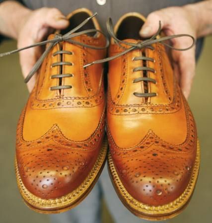 Tan Brogues, Grenson Shoes, Brown Oxfords, Mens Fashion Smart, Best Shoes For Men, Brogue Shoes, Stylish Men, Lace Up Shoes, Light Brown