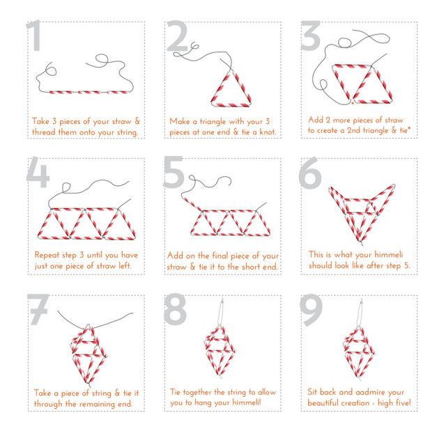 the instructions to make an origami cat with string and thread on it's back