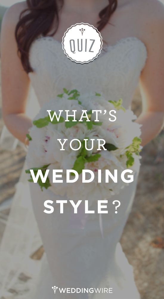 a woman in a wedding dress with the words, what's your wedding style?