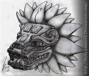 a drawing of a mask with an intricate design on it's face and neck