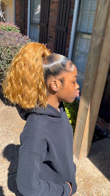 PONY GOAT 🔥 on Instagram: "she’s pretty, skin pretty, hair pretty …. blunt cut by me 😍😍😍🥹 book it !! #thabratslay #ponygoat 🫶🏽 #memphishairstylist #neatponytails #bubbleponytail #midpony #braidedpony #topknot #braids #highponytail #ponywithbangs #quickweaves #halfuphalfdownhairstyle #sleekponytails #swoopponytails #sleekbun #babyhairs #beautiful #pretty #prettygirls #901ponytails #explorepage #explore #viral #swoopony #naturalhair #901hairstylist #cute" High Puffy Ponytail, Pom Pom Ponytail Black Women, Pom Pom Ponytail, Puffy Ponytail, Natural Hair Ponytail, Puff Ponytail, Barbie Ponytail, Sleek Ponytail Hairstyles, Bubble Ponytail