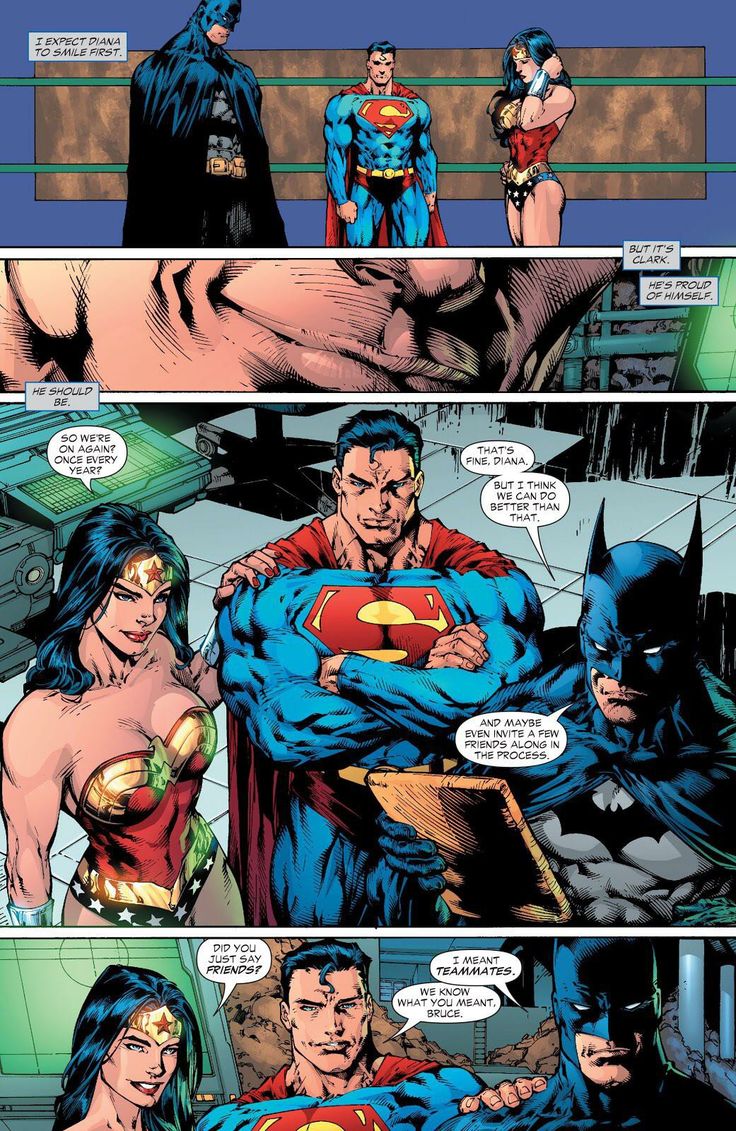 superman and wonder woman in the comics