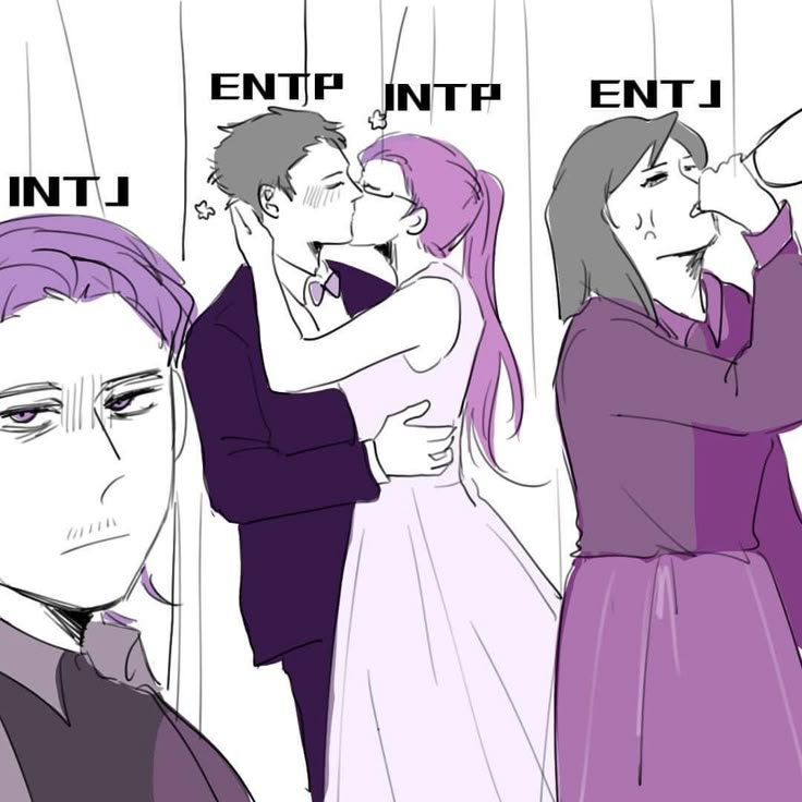 Into And Entp Fanart, Intp Entp Relationship Fanart, Entp X Intp Fanart, Entj And Intp Relationship Fanart, Intj Entj Fanart, Smug Poses Drawing, Mbti Intp Fanart, Intp Relationships Fanart, Entj X Intp Relationship Fanart