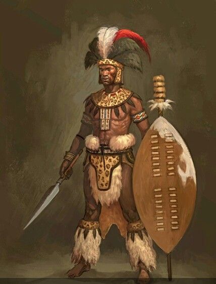 Zulu warrior                                                       … African Warrior Tattoos, Shaka Zulu, Zulu Warrior, African Royalty, Warrior Tattoos, Afrikaanse Kunst, Warrior Tattoo, Pensacola Beach, Six Flags