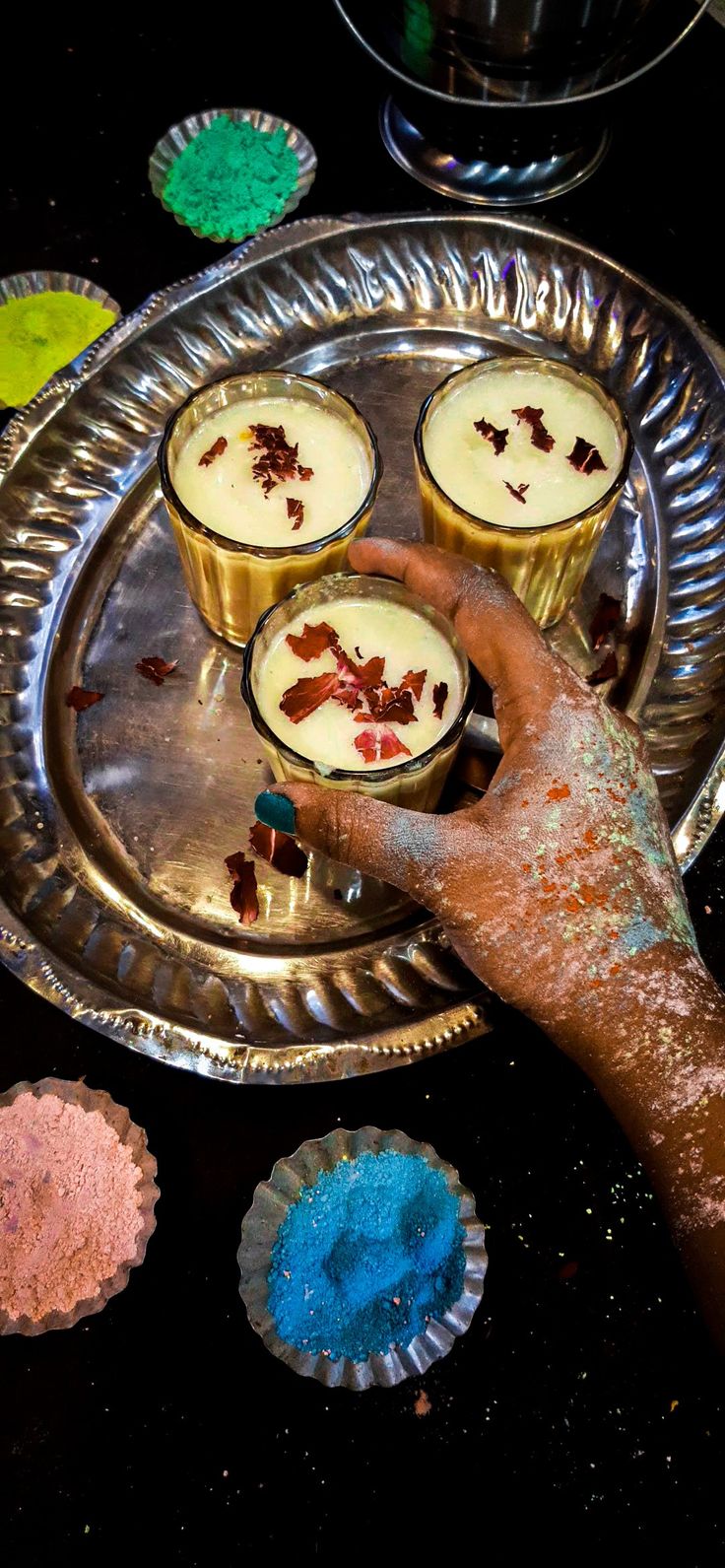 Making holi special Thandai... Holi Special, Happy Holi, Panna Cotta, Cooking Recipes, Ethnic Recipes, Quick Saves