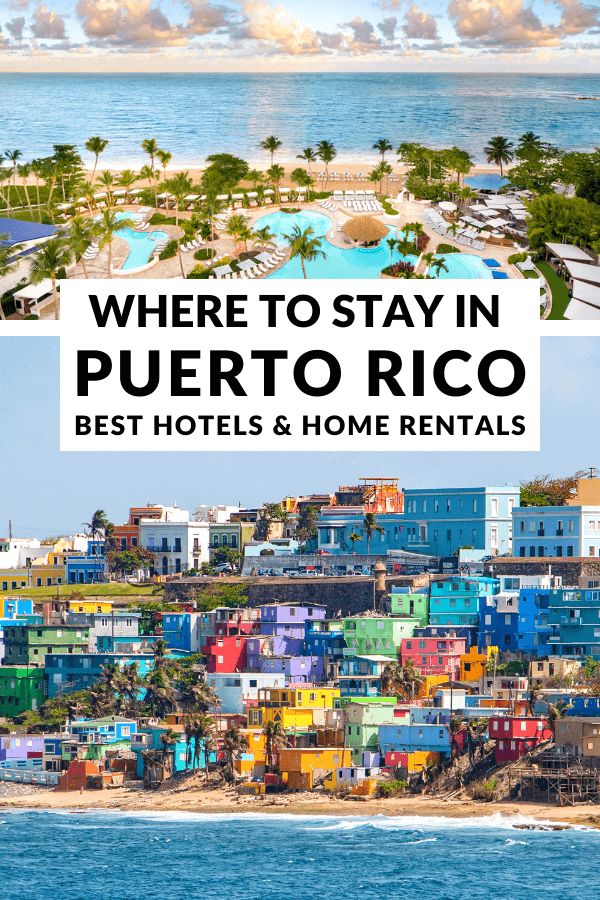 puerto with the words where to stay in puerto rico best hotels and home rentals