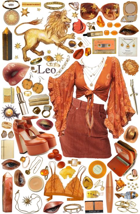 Leo Vibes ♌️ Outfit | ShopLook Leo Stellium, Rising Leo, Leo Fashion, Leo Aesthetic, Zodiac Leo Art, Venus In Virgo, Libra Rising, Zodiac Fashion, Venus In Leo