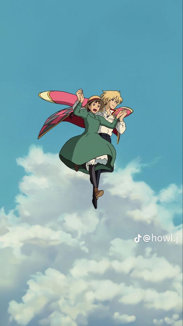 Studio Ghibli original art wallpaper Sophie And Howl, قلعة هاول المتحركة, Howl's Moving Castle Poster, Howls Moving Castle Wallpaper, Howls Moving Castle Art, 하울의 움직이는 성, Studio Ghibli Fanart, Personajes Studio Ghibli, Studio Ghibli Background