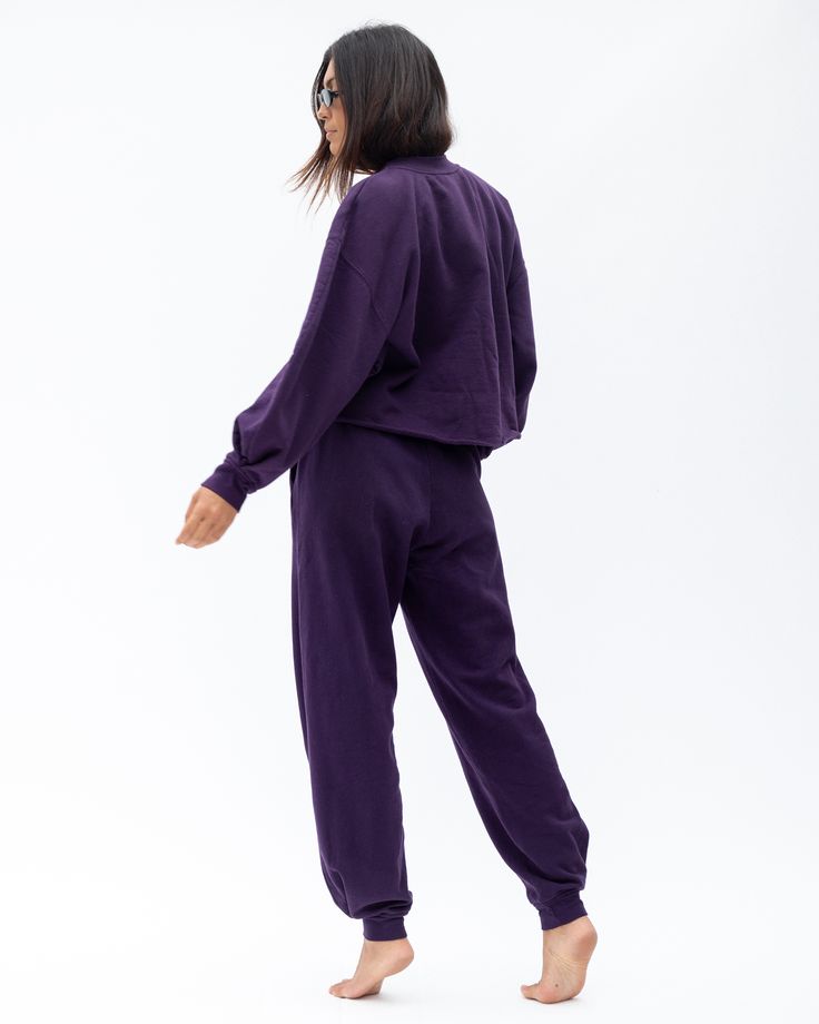 For sport, court and airport— naturally breathable, preshrunk, cozy. This full length sleeve and oversized crew neck makes you look put together but feel like you’re at home, you won’t know how you lived without it. Freda Salvador, Look Put Together, Purple L, Sport Court, Purple Sweatshirt, Team Canada, Playsuit Dress, Field Day, California Love