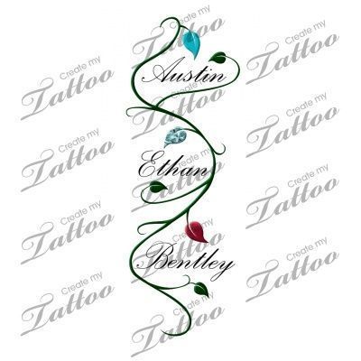 a tattoo design with roses on it