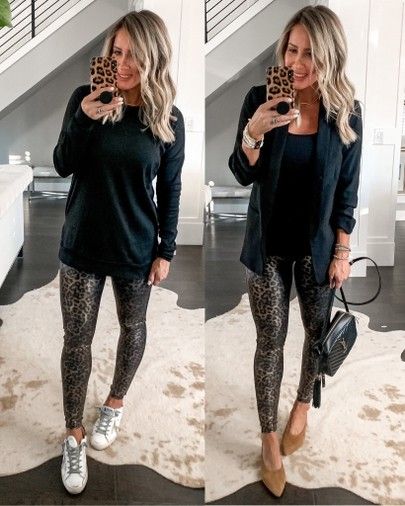 Cheetah Print Leggings Outfit, Gold Leggings Outfit, Animal Print Leggings Outfit, Leopard Print Leggings Outfit, Leopard Leggings Outfit, Print Leggings Outfit, Print Jeans Outfit, Professional Casual Outfit, Ysl Handbag