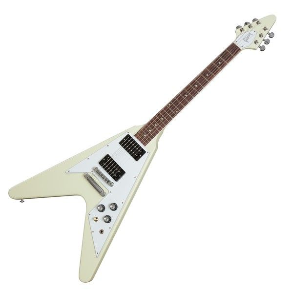 an electric guitar is shown on a white background