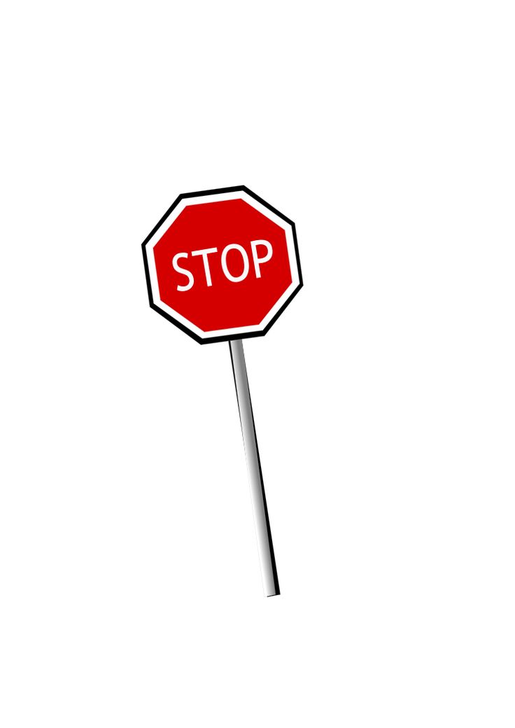 a red stop sign sitting on top of a metal pole next to a white wall