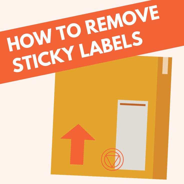 how to remove sticky labels on your refrigerator