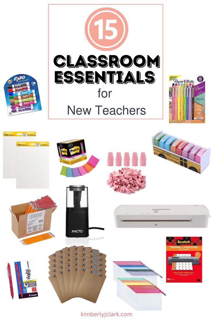 the top ten classroom essentials for new teachers