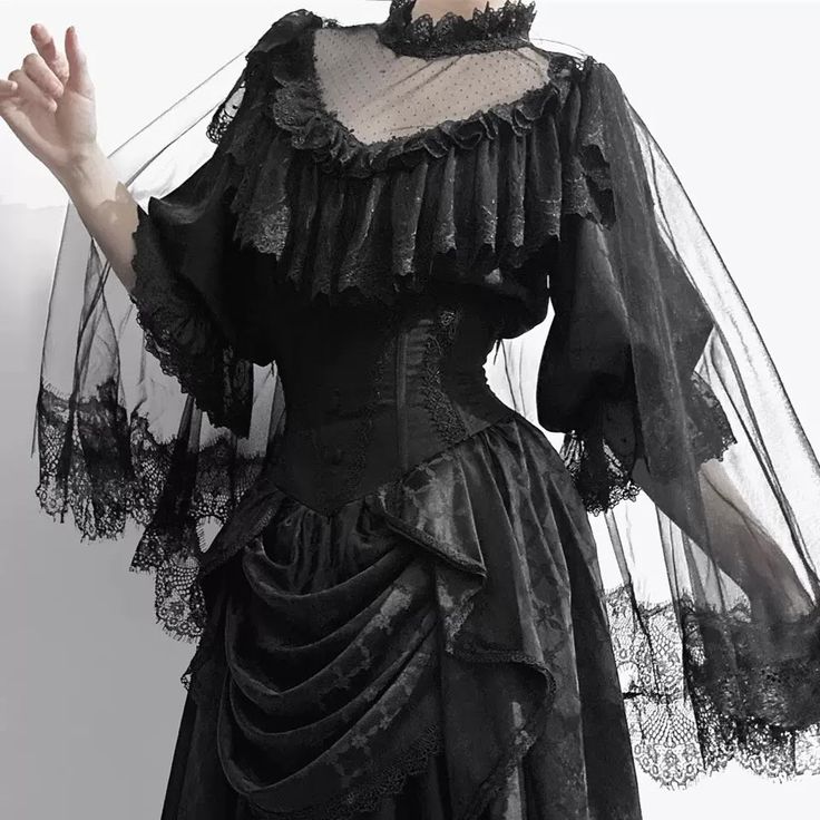 Vamp Goth, Goth Outfit Ideas, Goth Dress, Gothic Dress, Gothic Outfits, Goth Outfits, Gothic Lolita, Character Outfits, Goth Fashion