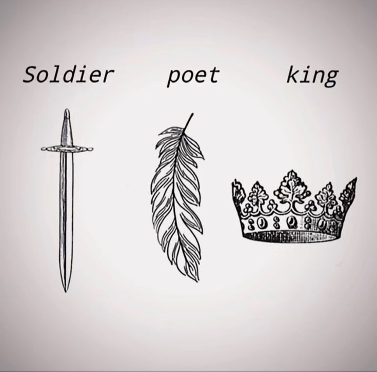 Soldier Poet King, Soldier Tattoo, Soldier Drawing, King Drawing, King Tattoos, King Book, Doodle Icon, King Art, Dream Tattoos