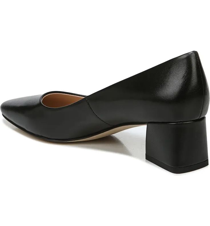 Franco Sarto Jesslyn Block Heel Pump - WIde Width Available (Women) | Nordstromrack Workwear Style, Workwear Fashion, Franco Sarto, Nordstrom Store, Black Fits, Block Heels, Work Wear, Slip On, Nordstrom