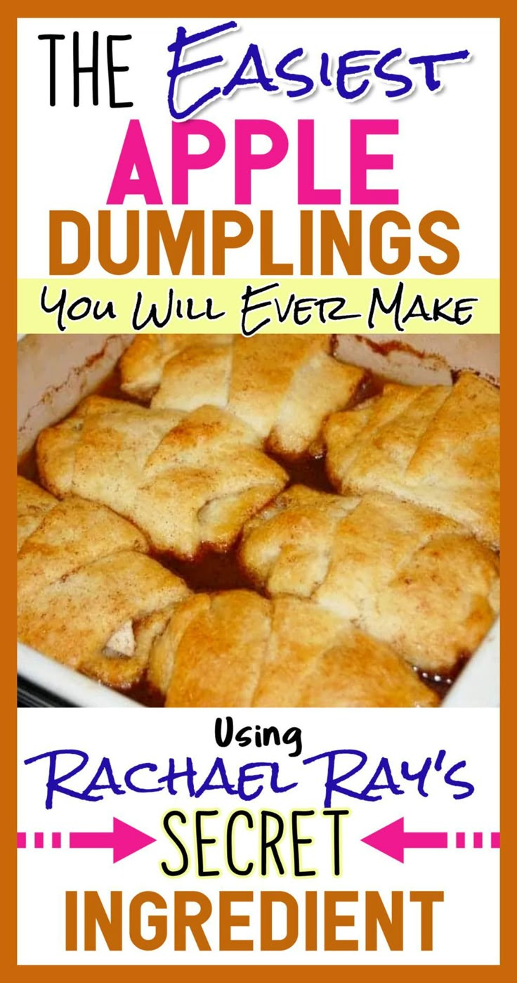 the best apple dumplings you will ever make recipe for desserts and pies