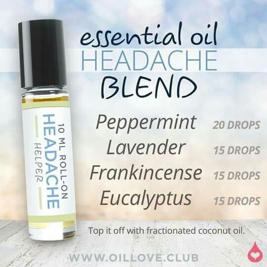 Oil For Headache, Roller Bottle Recipes, Roller Blends, Essential Oils For Headaches, Essential Oil Remedy, Doterra Oil, Yl Oils, Oil Remedies, Essential Oils Health