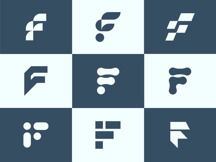 the different type of font used in logos and web design, as well as typograms