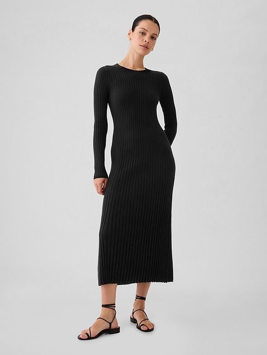 Rib Sweater Maxi Dress | Gap Rib Sweater, Sweater Maxi Dress, Brand Collaboration, Ribbed Knit Sweater, Work Life, Ribbed Sweater, The Gap, Ribbed Knit, Knitted Sweaters