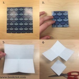 instructions to make an origami box