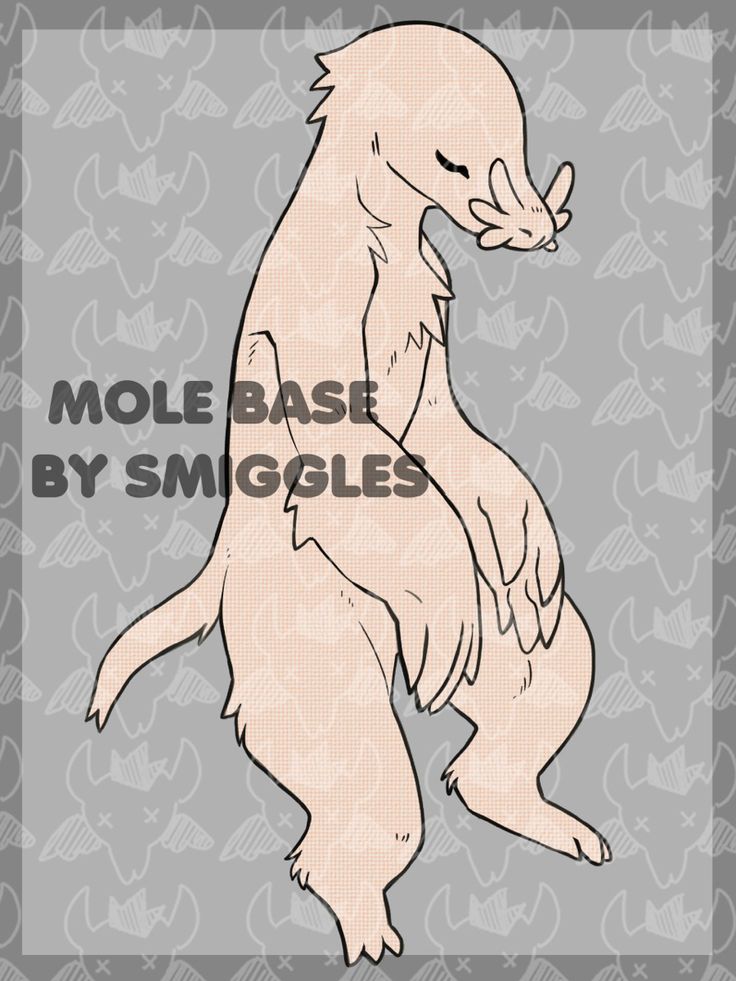 an animal that is standing on its hind legs with the words, molebast by